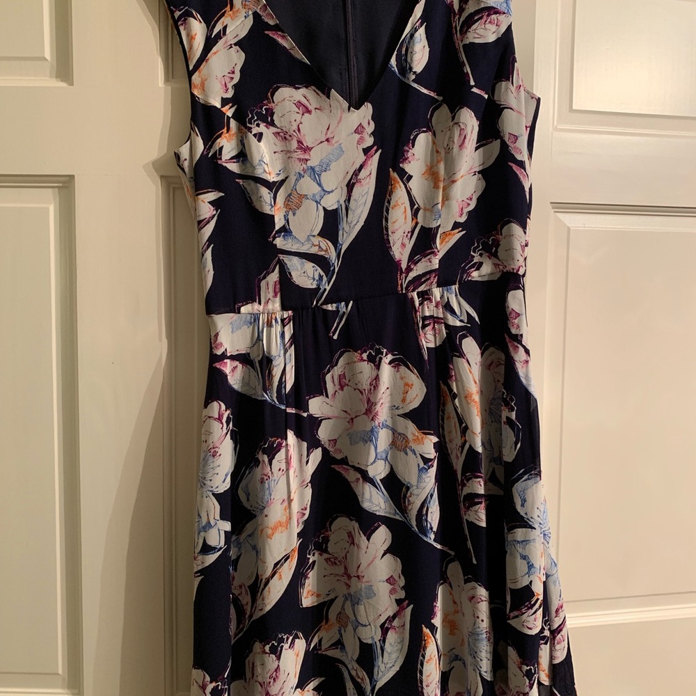 French Connection Navy Floral Dress